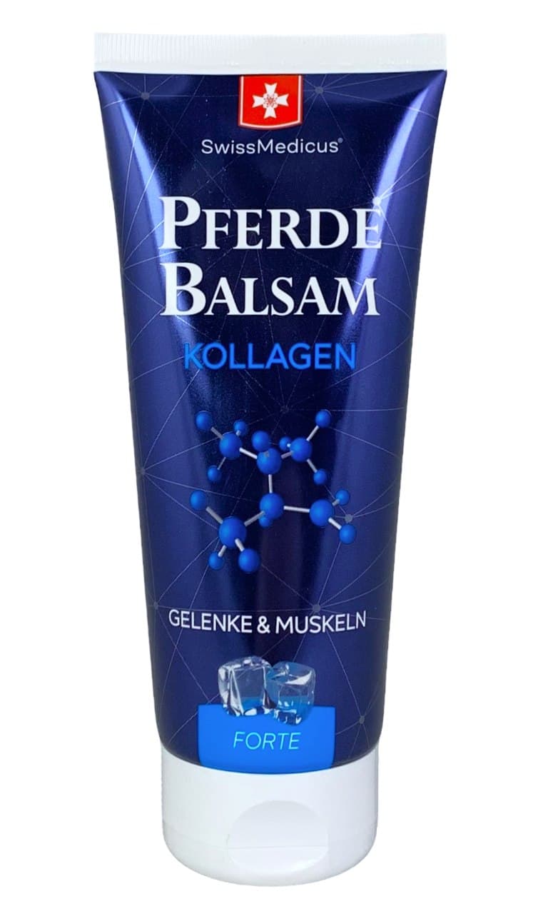 Swissmedicus - Pferdebalsam Z Kolagenem Chłodzący Forte 200ml – SwissMedicus förpackning