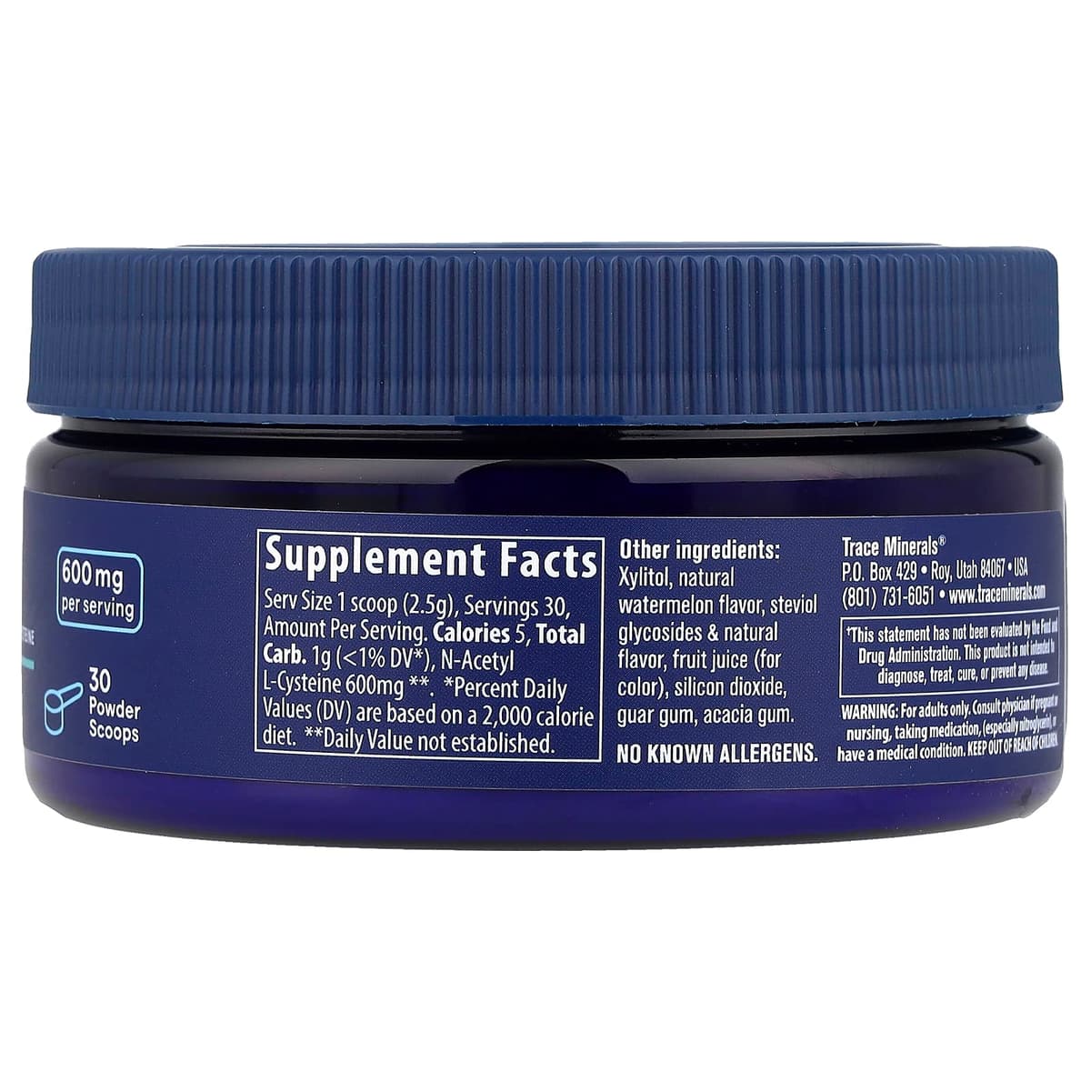 Trace Minerals - NAC Powder - 75g