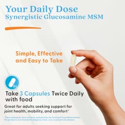 Doctor'S Best - Synergistic Glucosamine MSM Formula With Optimsm - 180 Caps