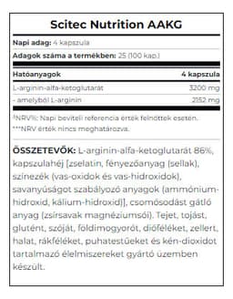 Scitec Nutrition - AAKG - 100 Kaps