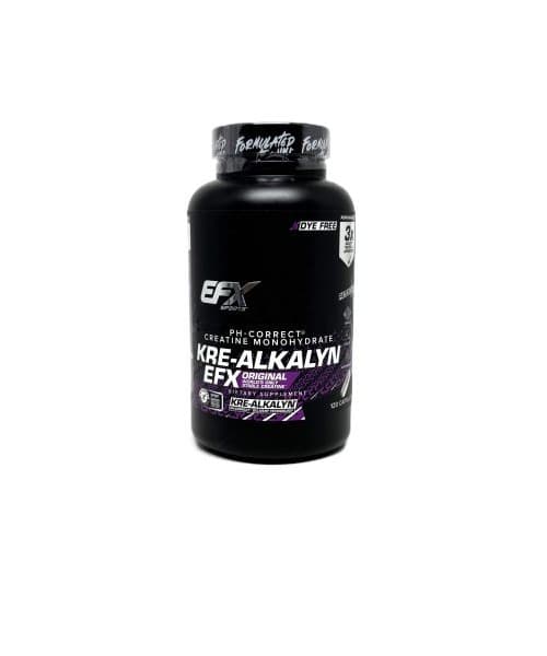 EFX Sports - Kre-Alkalyn® Efx - 120 Caps – EFX Sports förpackning