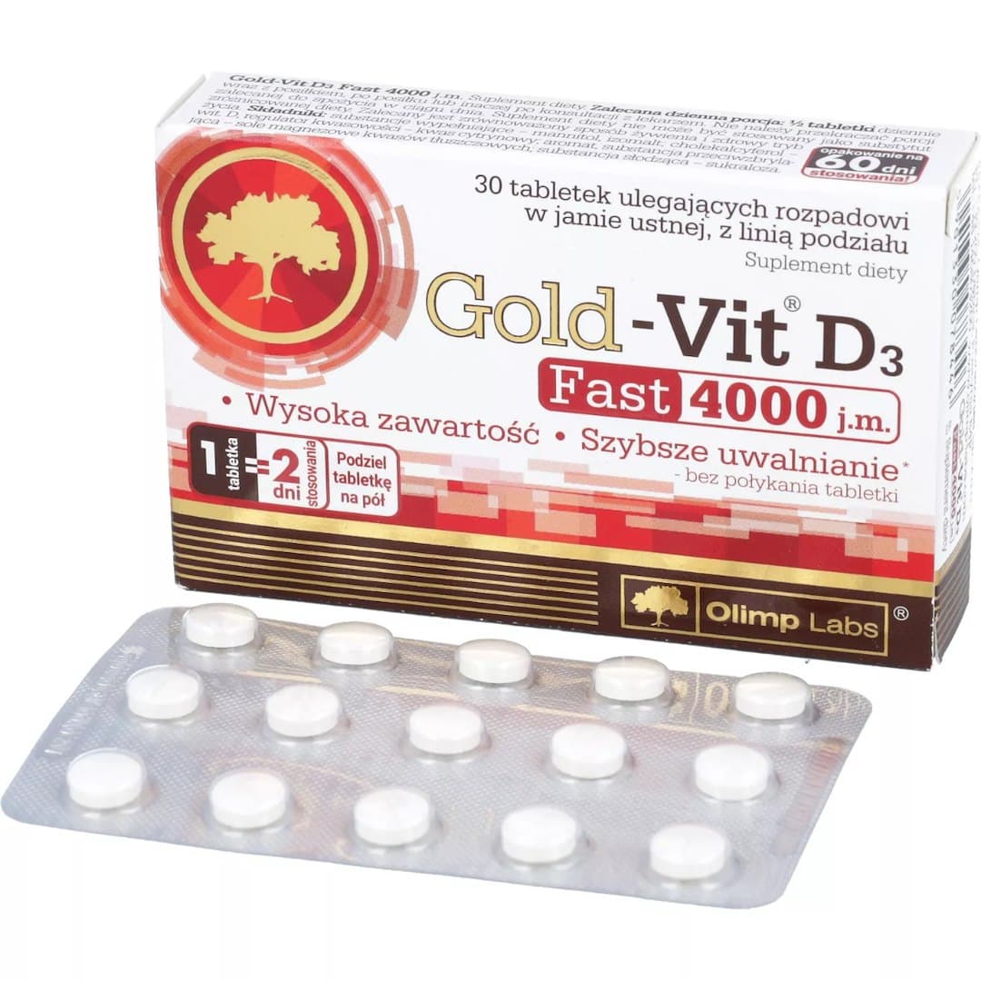 Olimp Labs - Gold-Vit D3 Fast - 30 tablets – Olimp Labs förpackning
