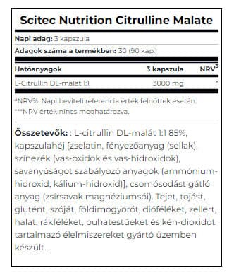 Scitec Nutrition - Citrulline Malate - 90 Kaps