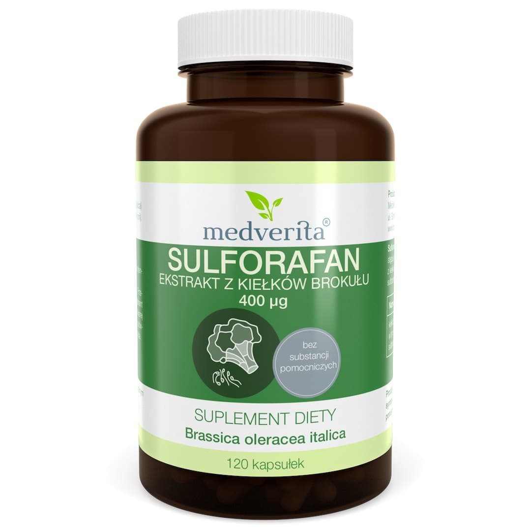 Medverita - Sulforafan - 120 Caps – Medverita förpackning