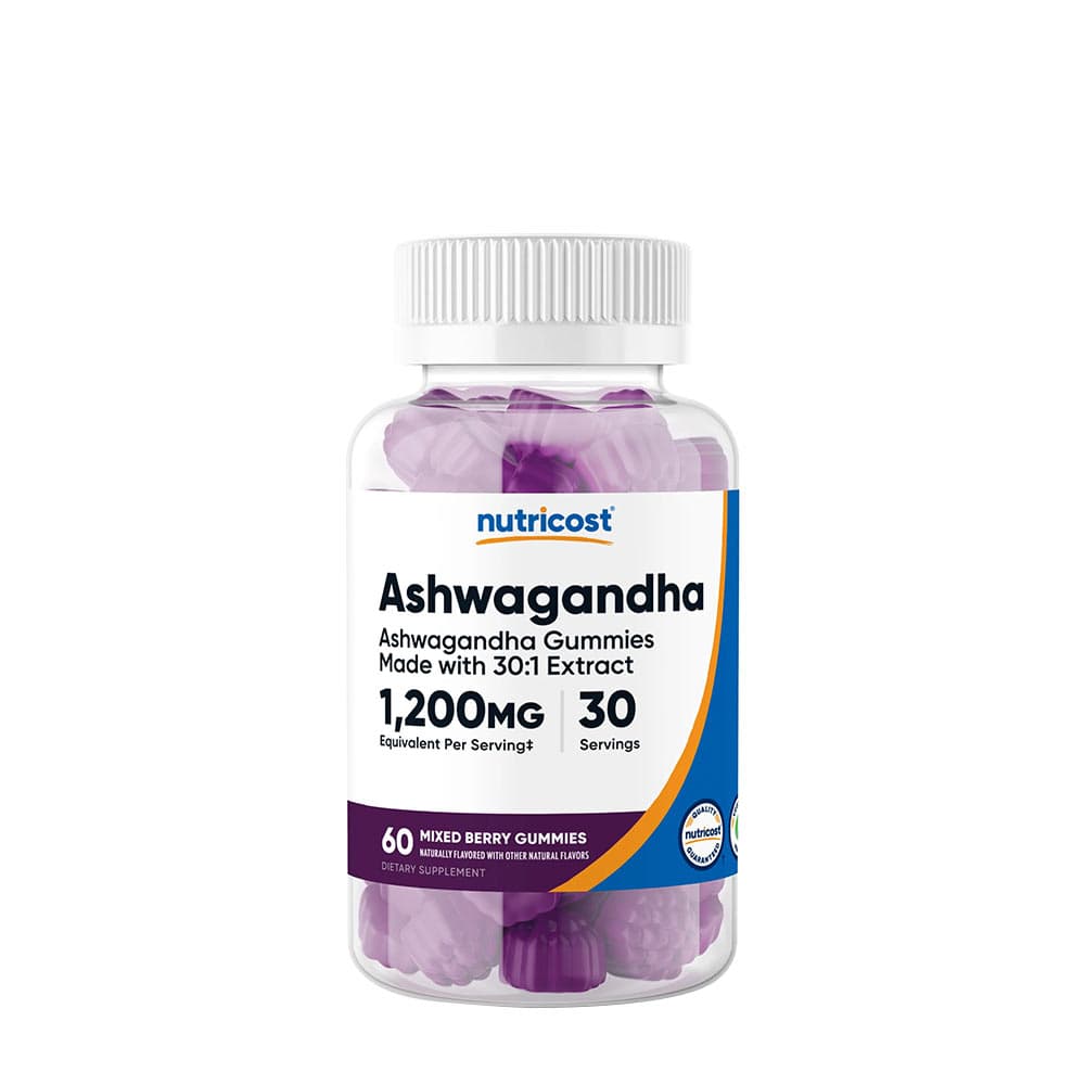 Nutricost - Ashwagandha Gummies - 60 Gummies – Nutricost förpackning