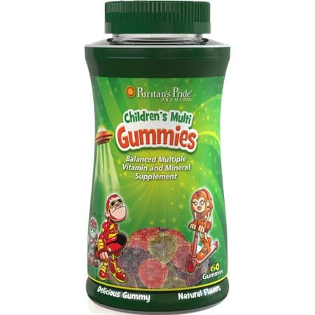 Puritan's Pride - Children's Multi Gummies - 60 Gummies – Puritan's Pride förpackning