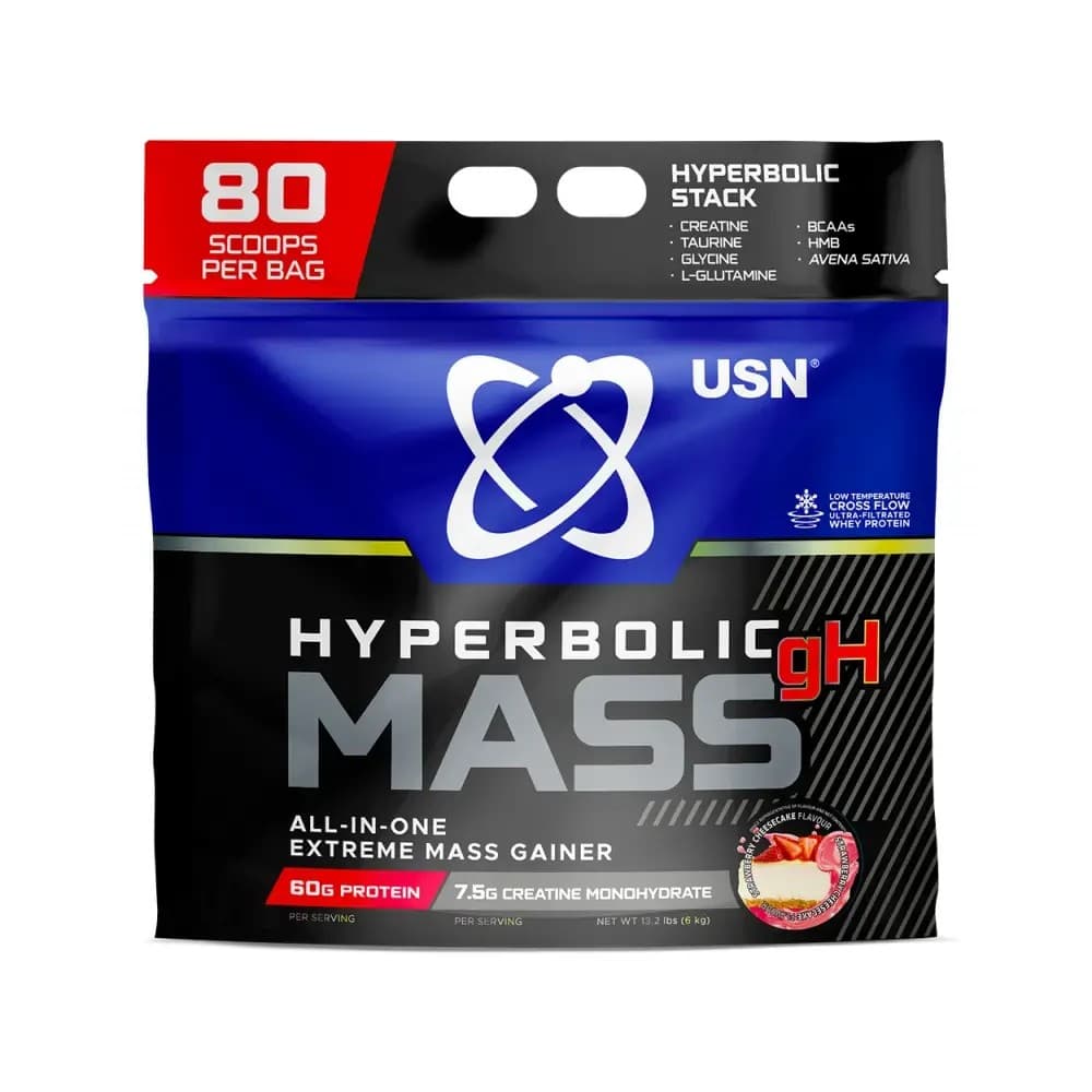 USN - Hyperbolic All in One Mass Strawberry Cheesecake - 6 kg