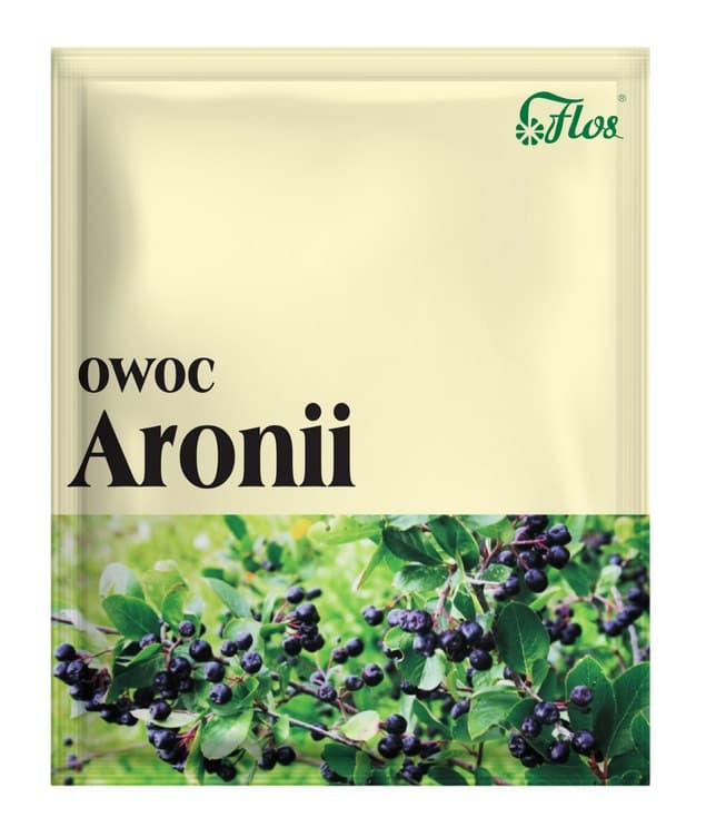 Flos - Aronia Fruit - 50g – Flos förpackning