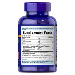 Puritan's Pride - Double Strength Omega-3 Fish Oil - 90 Bløde Gelatinekapsler