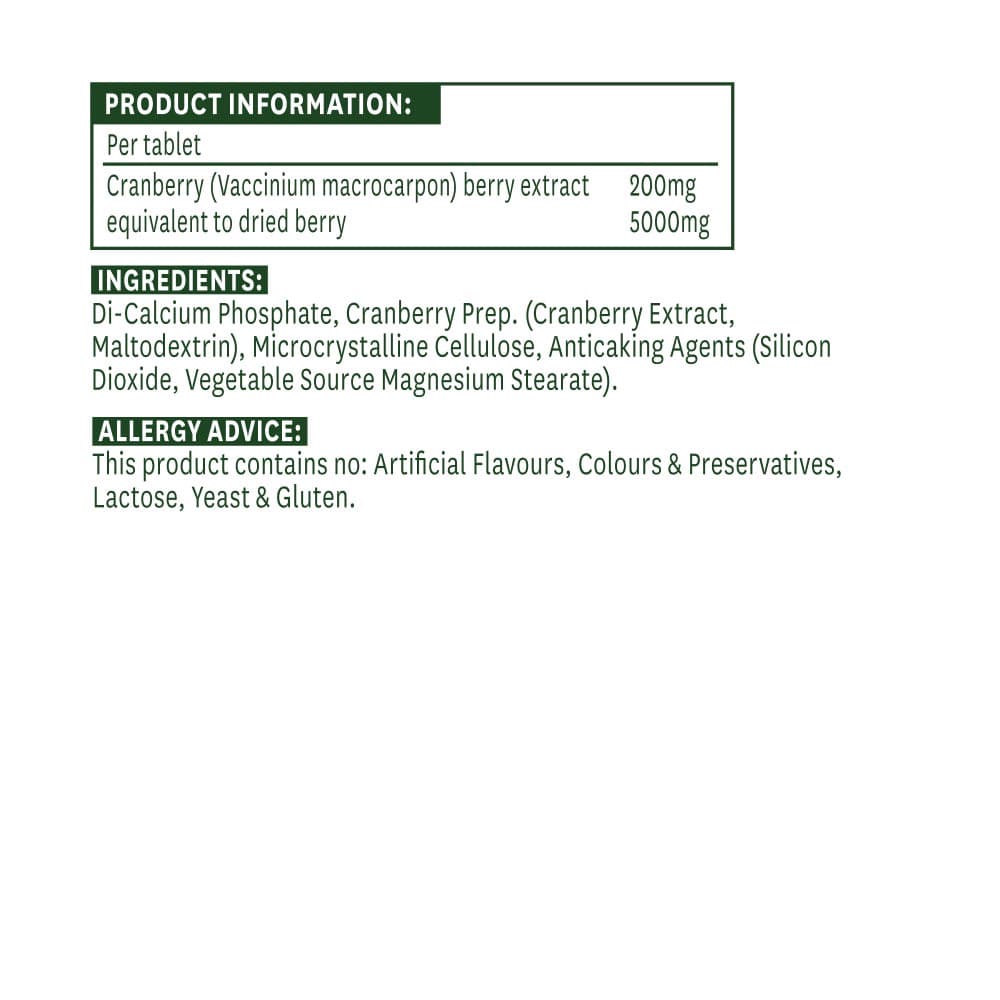 Nature's Aid - Cranberry Concentrated Extract - 90 Tabs