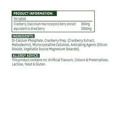 Natures Aid - Cranberry Concentrated Extract - 90 Tabs