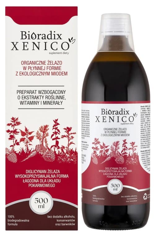 XENICO PHARMA - Bioradix Xenico - 500 ml – XENICO PHARMA förpackning