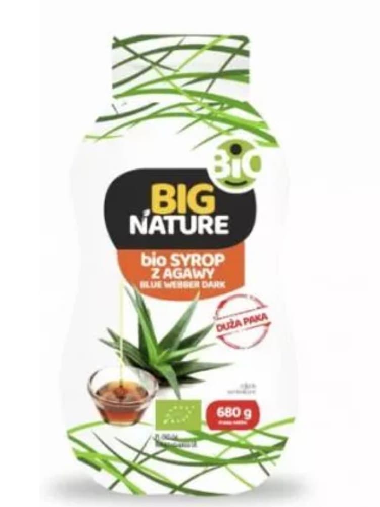 Big Nature - Organic Agave Syrup - 680g – Big Nature förpackning