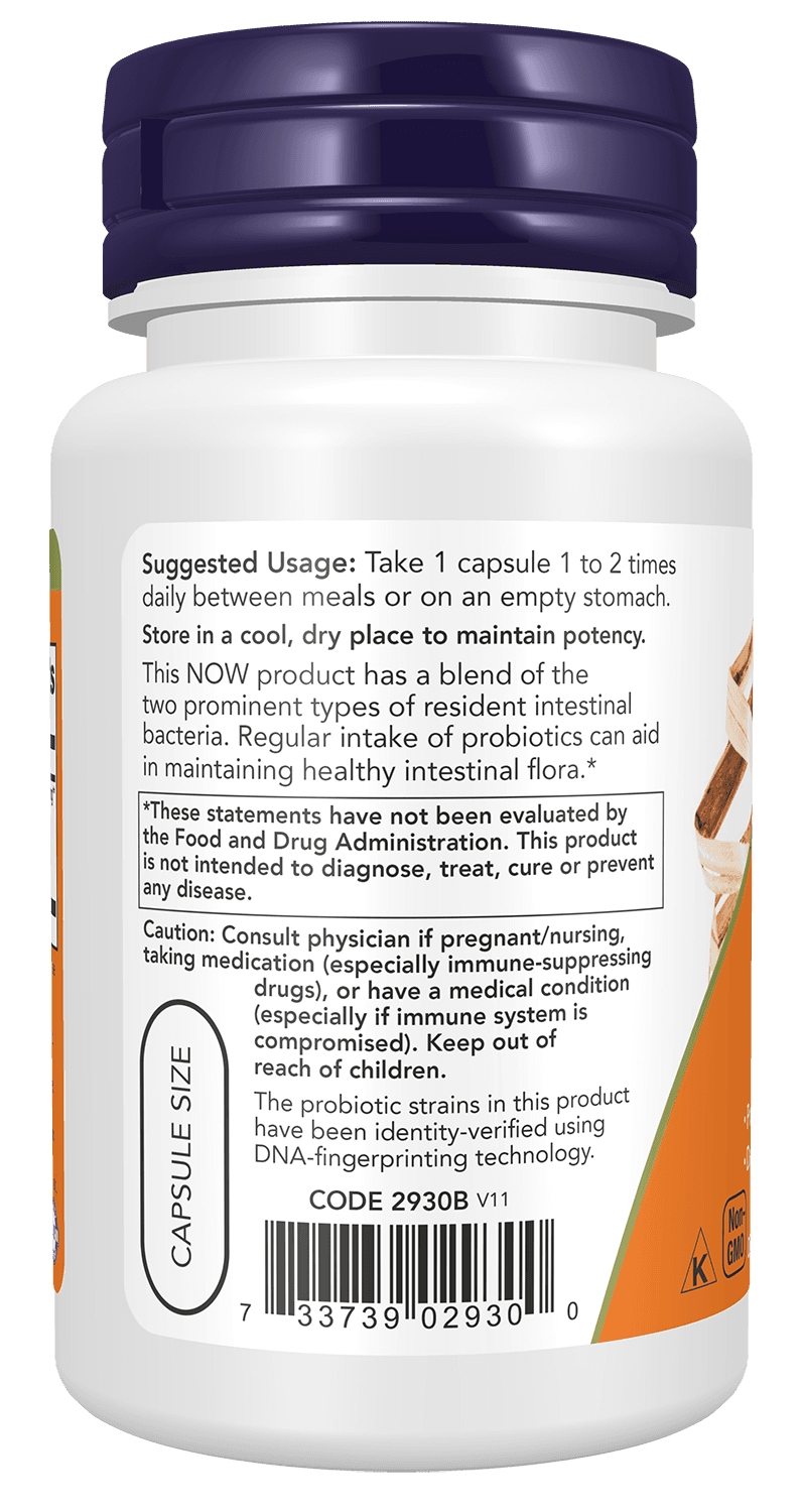 NOW Foods - 8 Billion Acidophilus & Bifidus - 60 Vcaps