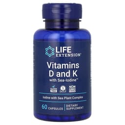 Life Extension - Vitamins D And K With Sea-Iodine - 60 Caps