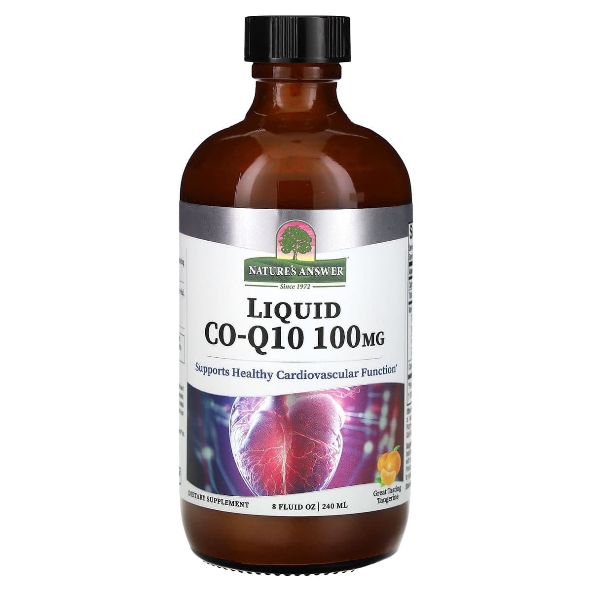 Nature's Answer - Co-Q10 100mg Liquid - Orange - 240ml