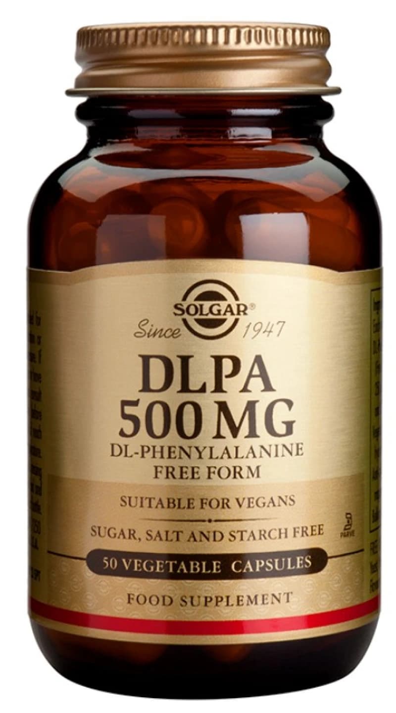 Solgar - DLPA (Phenylalanine - 500mg, 50 Caps)