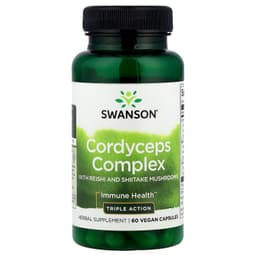 Swanson - Cordyceps Complex With Reishi And Shiitake (60 Vcaps)