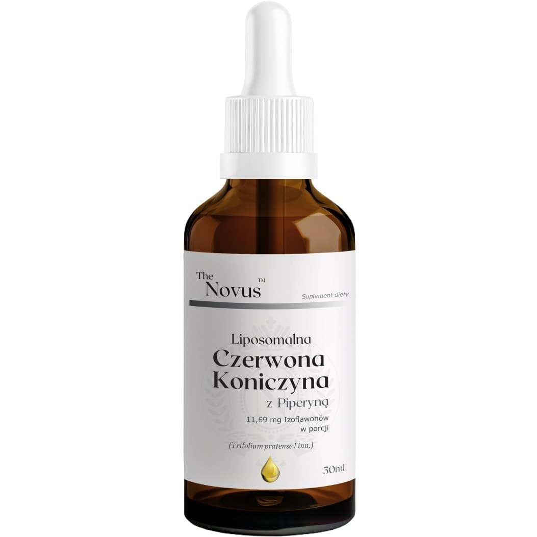 The Novus - Liposomal Red Clover with Piperine - 50ml – The Novus förpackning