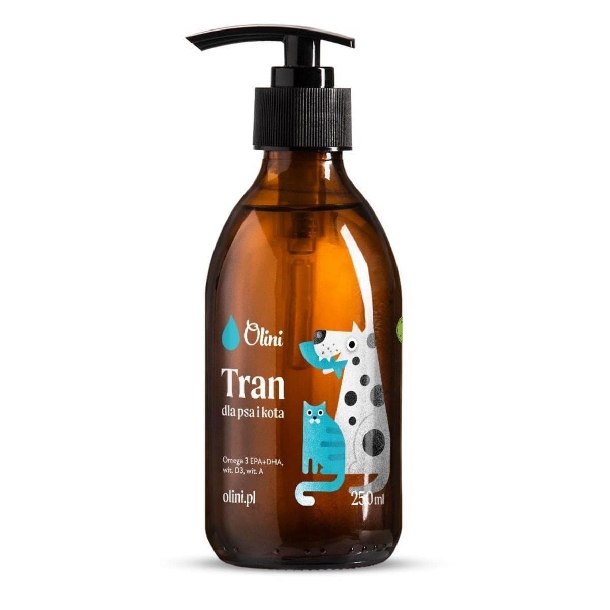 Olini - Fish Oil for Dogs and Cats - 250ml – olini förpackning