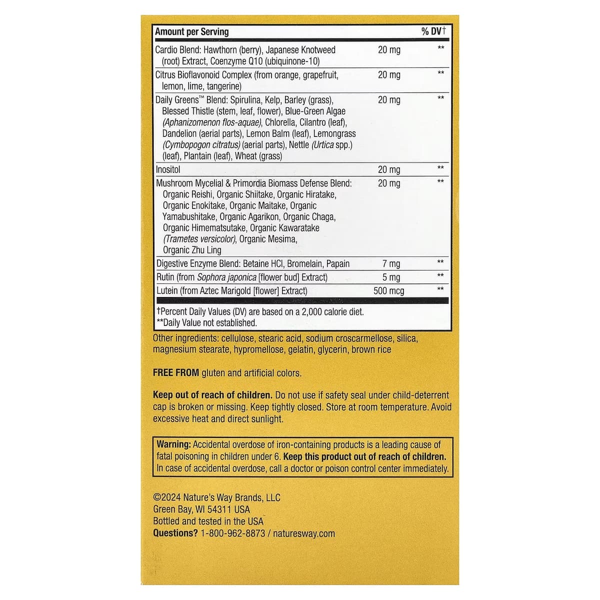 Nature's Way - Adult Ultra Multivitamin - 60 Tabs