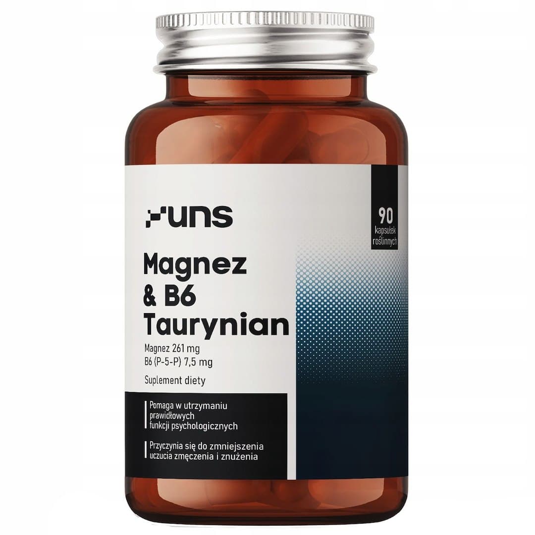 UNS - Magnesium & B6 Taurine - 90 Caps – UNS förpackning