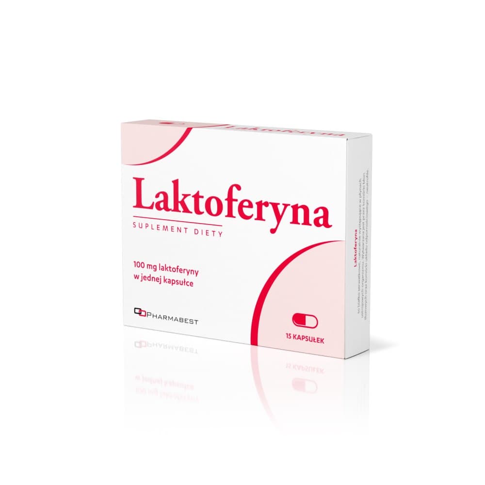 Pharmabest - Lactoferrin - 15 Caps – Pharmabest förpackning