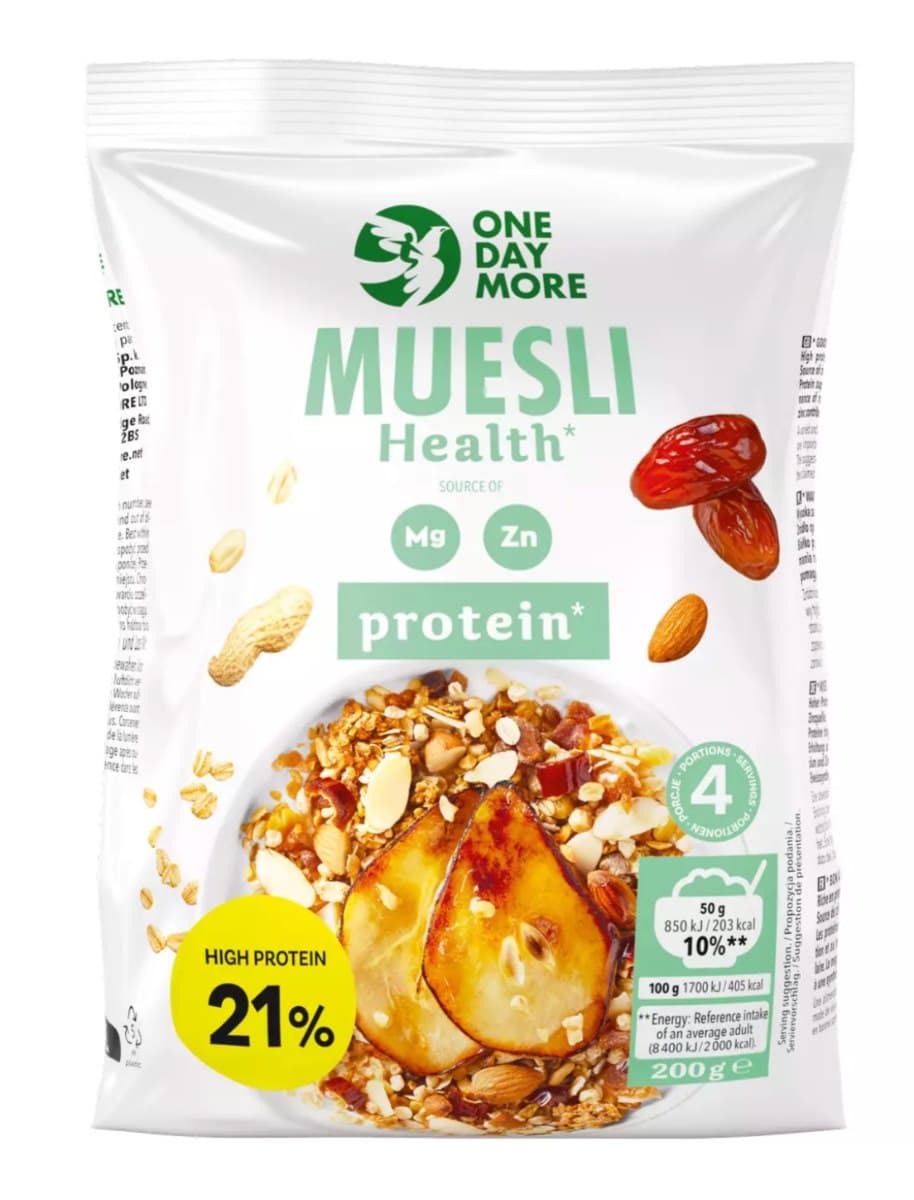 ONE DAY MORE - ONEDAYMORE Muesli Health Protein 200g