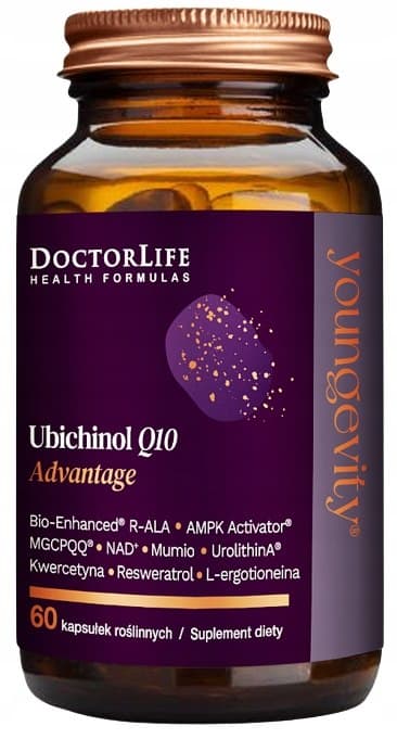 Doctor Life - Ubichinol Q10 Advantage - 60 Caps – Doctor Life förpackning