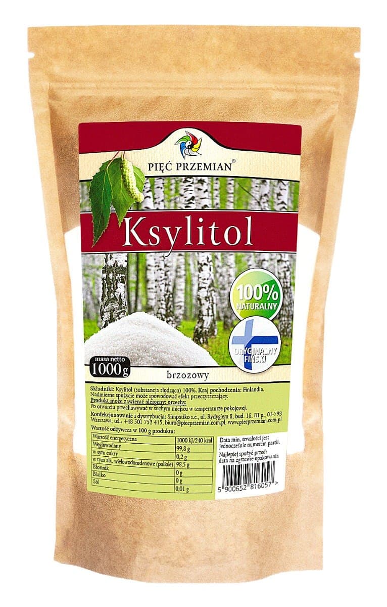 Pięć Przemian - Birch Xylitol Powder – Pięć Przemian förpackning