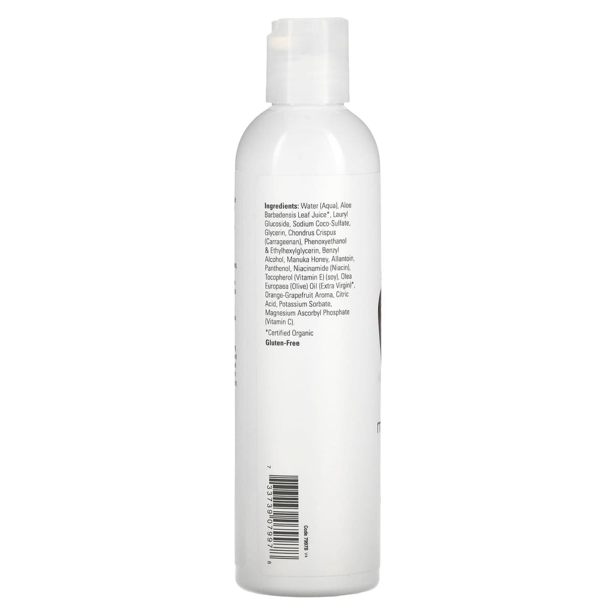 Now Foods - Vitamin C & Manuka Honey Gel Cleanser - 236ml