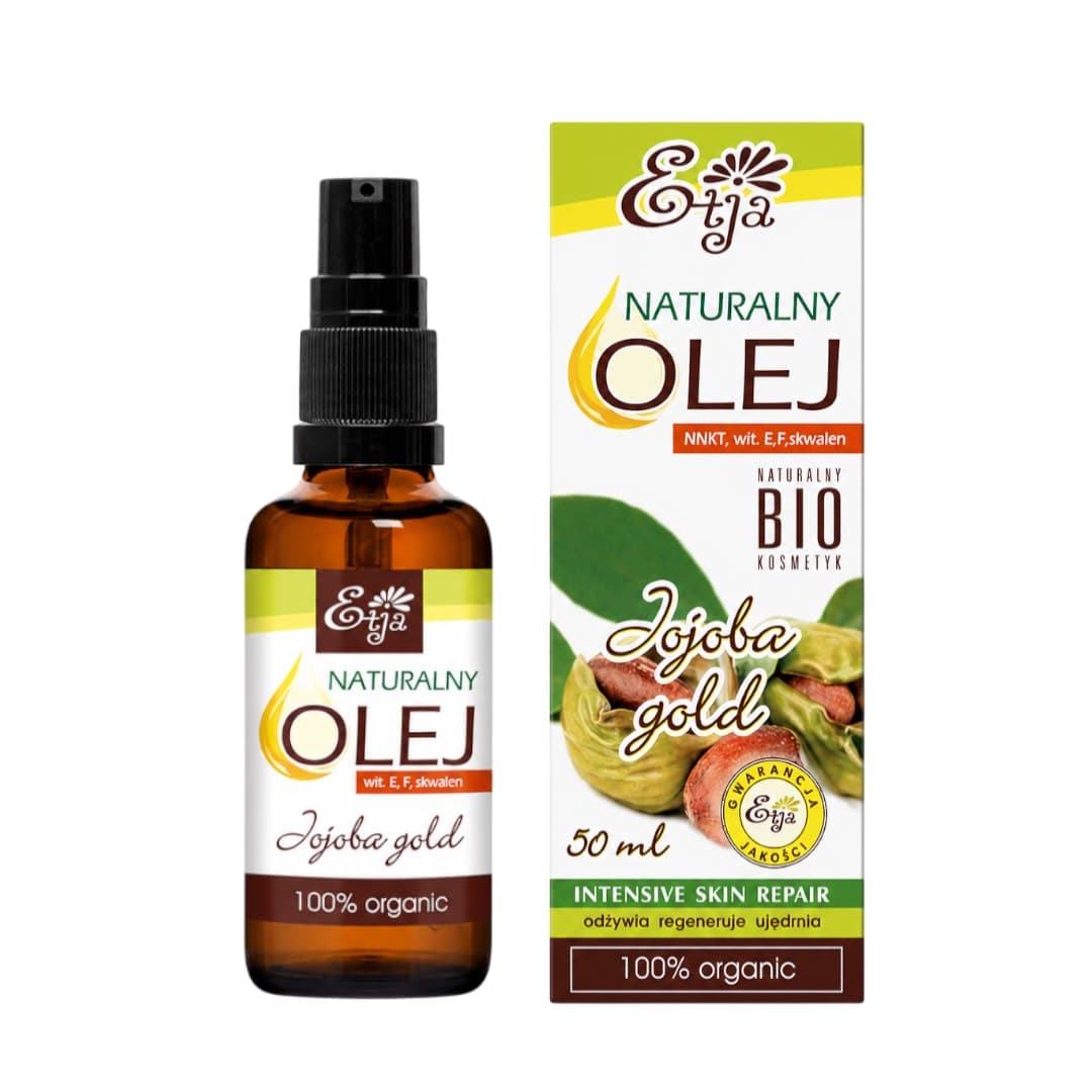 Etja - Natural Oil Jojoba Gold - 50ml – Etja förpackning