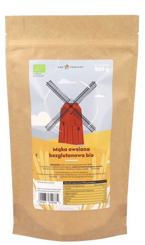 Pięć Przemian - Organic Gluten-Free Oat Products 500g