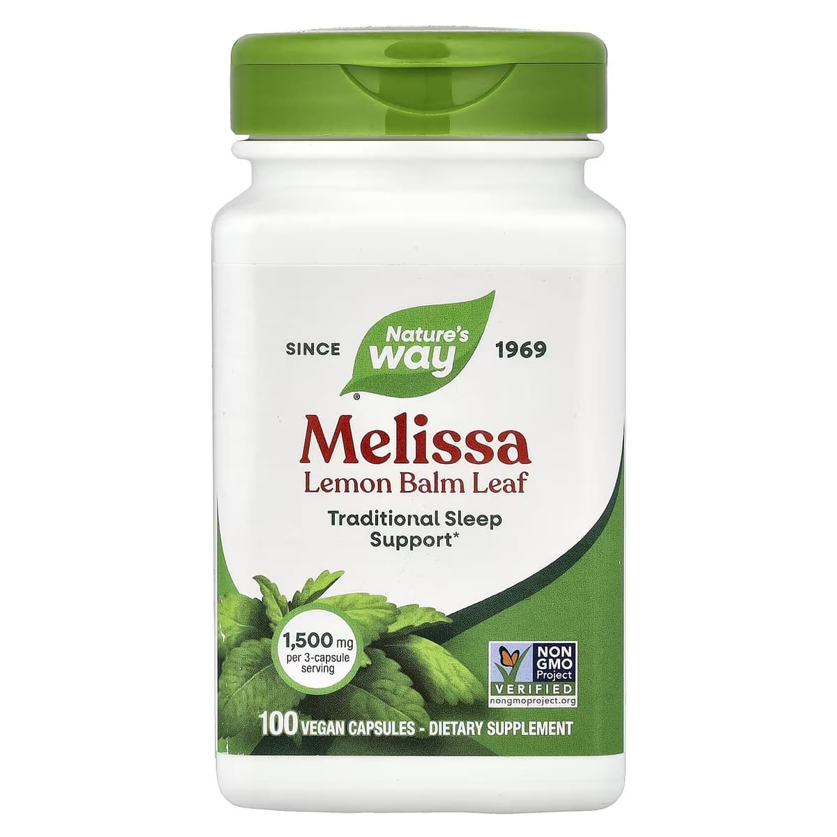 Nature's Way - Melissa Lemon Balm Leaf - 100 Vcaps
