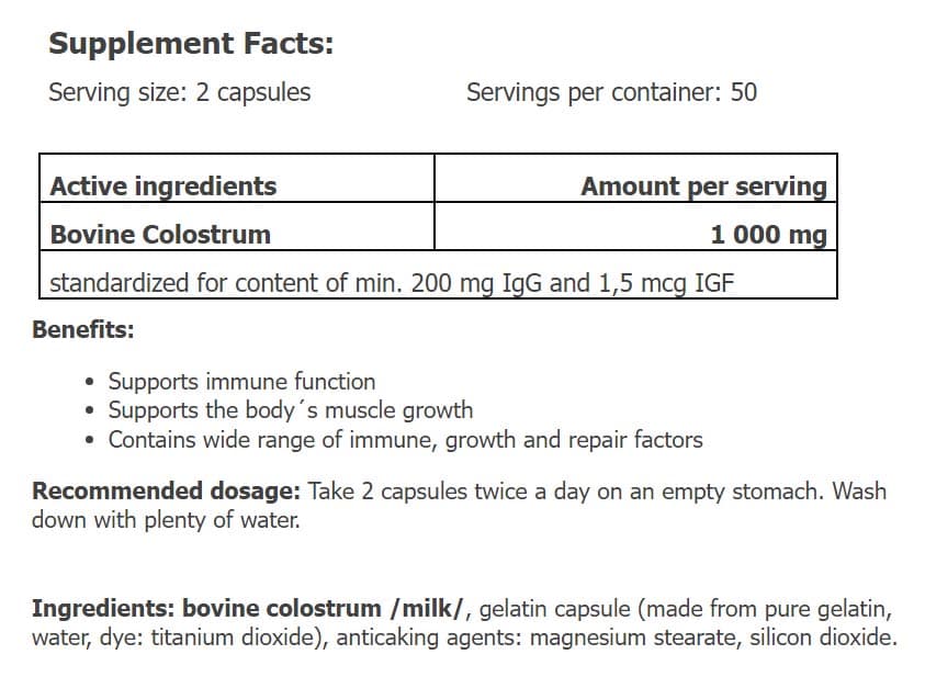 Amix - Colostrum - 1000mg