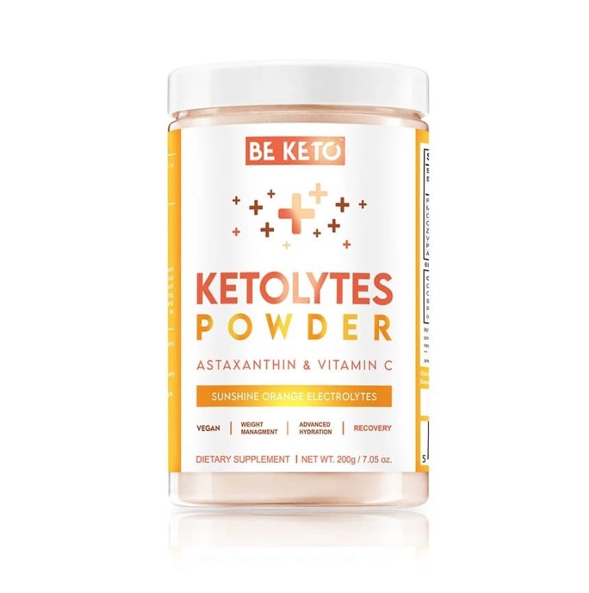 BeKeto - Ketolytes Powder - 200g – BeKeto förpackning