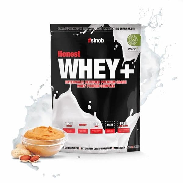 Sinob - Honest Whey+ – Sinob förpackning
