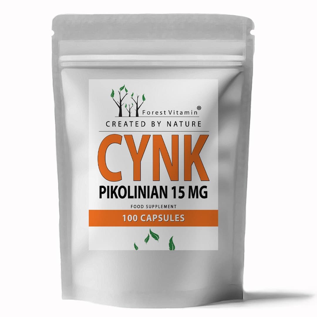 Forest Vitamin - Zinc Picolinate - 100 Capsules – Forest Vitamin förpackning