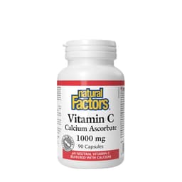 Natural Factors - Vitamin C Calcium Ascorbate - 90 Caps