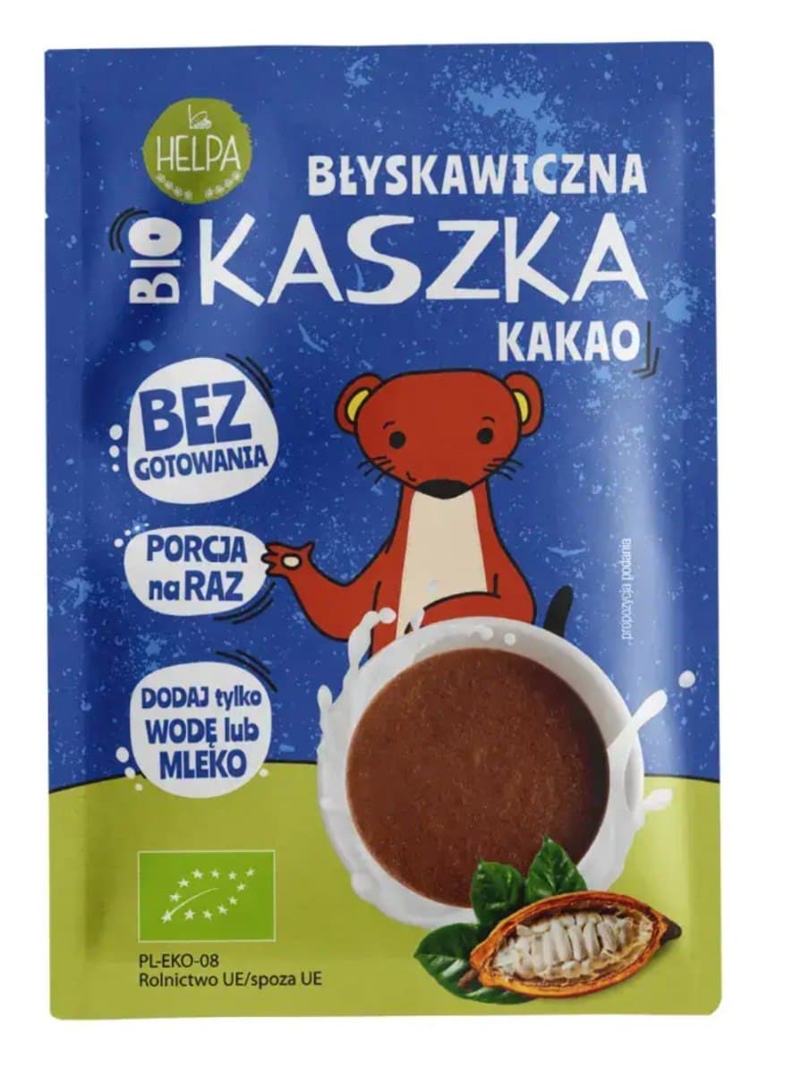 Helpa - Instant Porridge - Cocoa, 35g – helpa förpackning