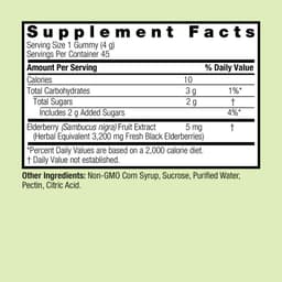 Nature's Answer - Sambucus Black Elderberry Daily Gummies