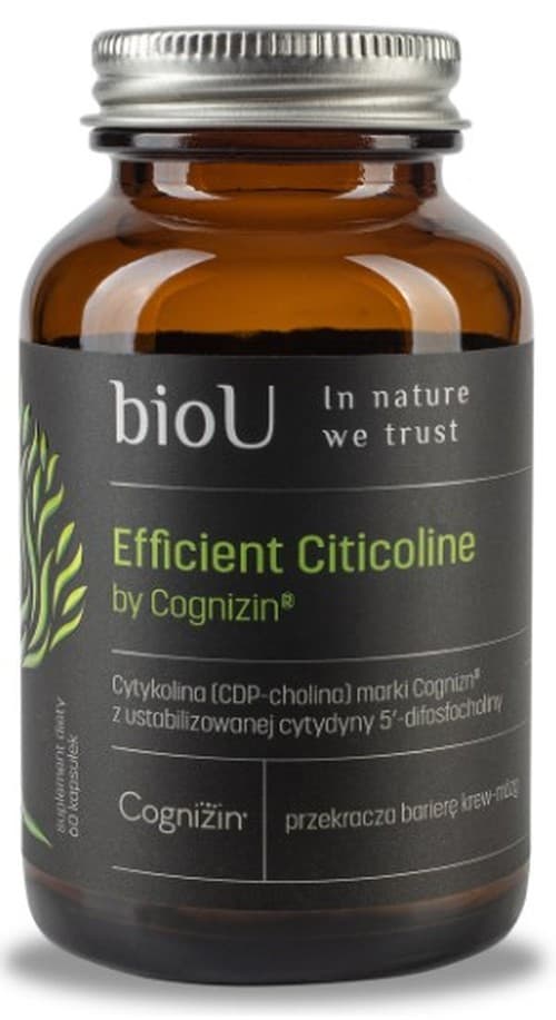 Biou - Efficient CDP-kolin - 60 Caps – BioU förpackning