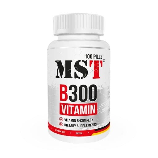 MST - B300 B-vitaminkomplex - 100 tabletter, 100 tabletter – MST förpackning