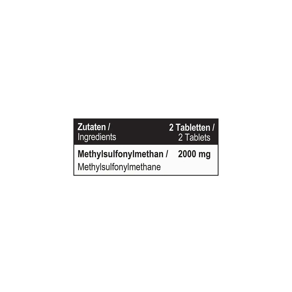 MST - MSM 2000 - 90 tabletter