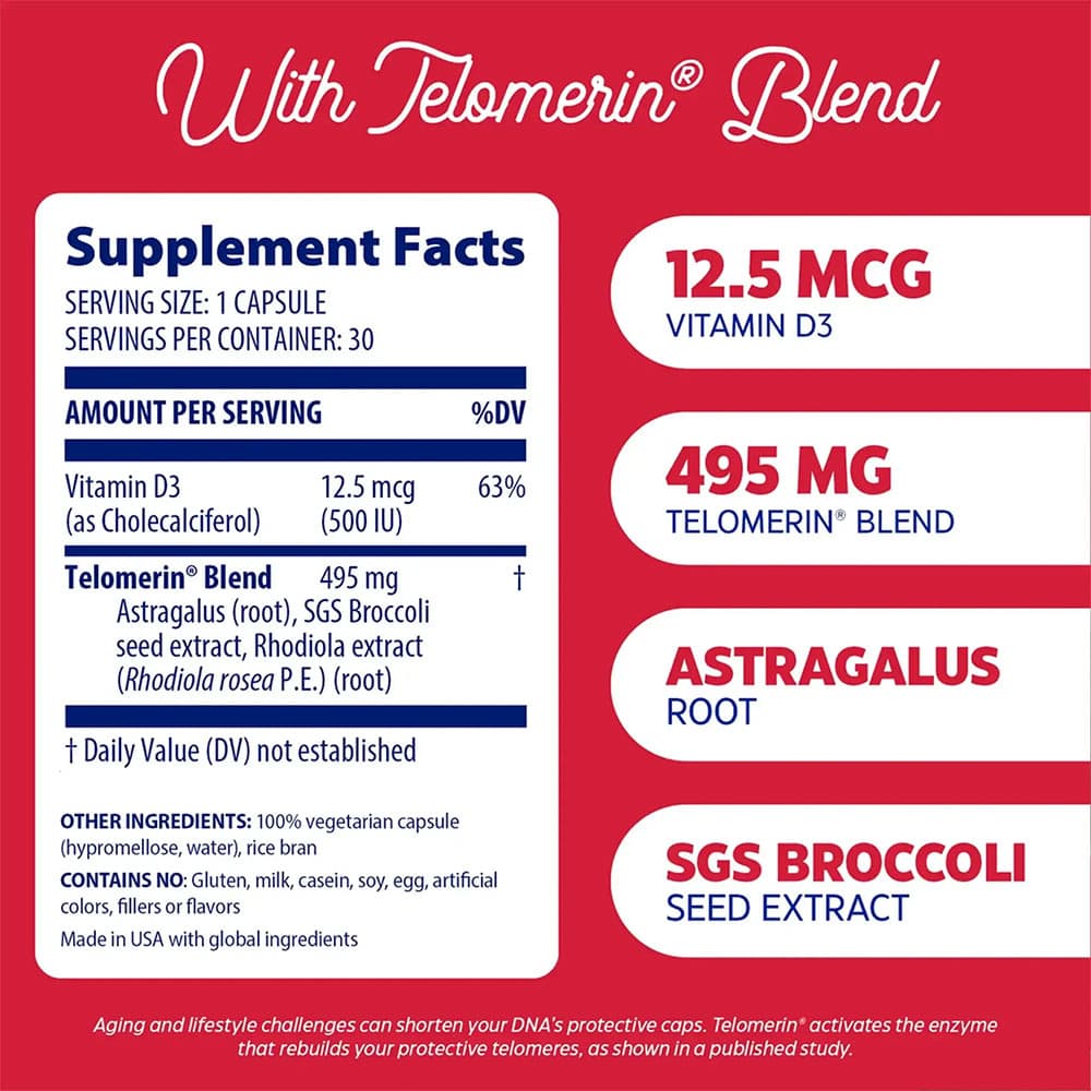 Enzymedica Telomere Plus® - 30 Caps