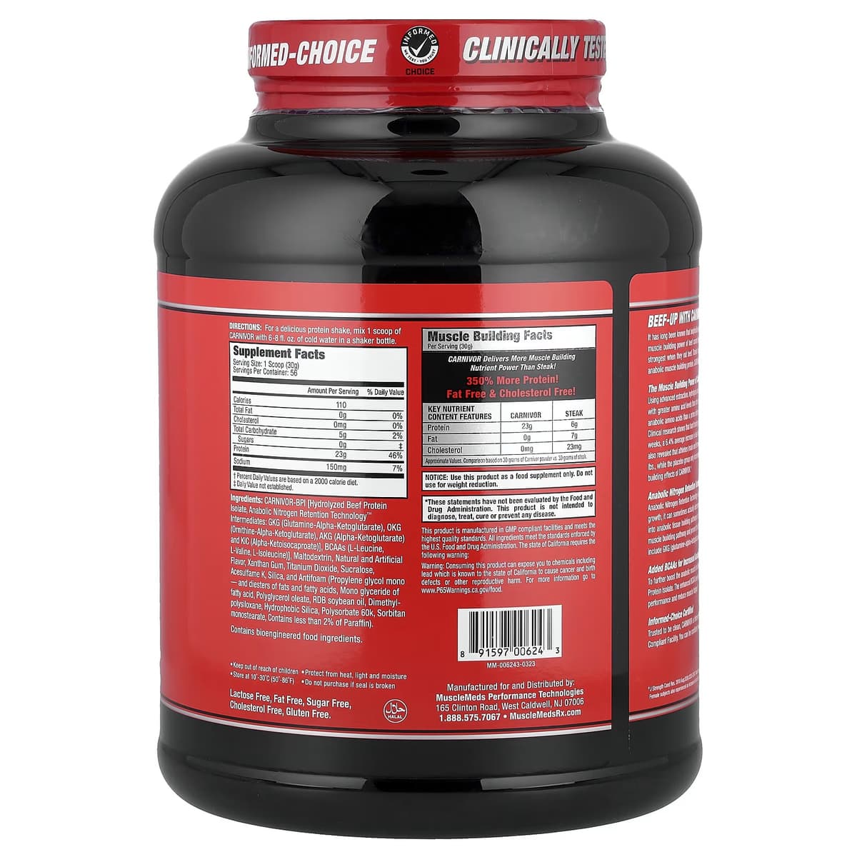 MuscleMeds - Cinnamon Toast Cereal - 56 Servings - 1680g