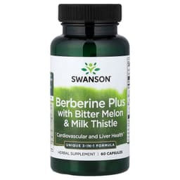 Swanson - Berberine Plus With Bitter Melon & Milk Thistle - 60 Capsules