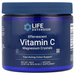 Life Extension - Effervescent Vitamin C Magnesium Crystals - 180g