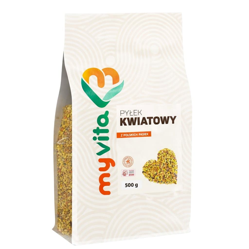 Myvita - Bee Pollen - 500g – MyVita förpackning