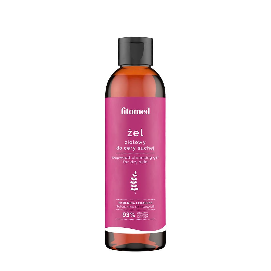 Fitomed - Żel Ziołowy Do Mycia Cery Suchej I Wrażliwej 200ml Fitomed – Fitomed förpackning